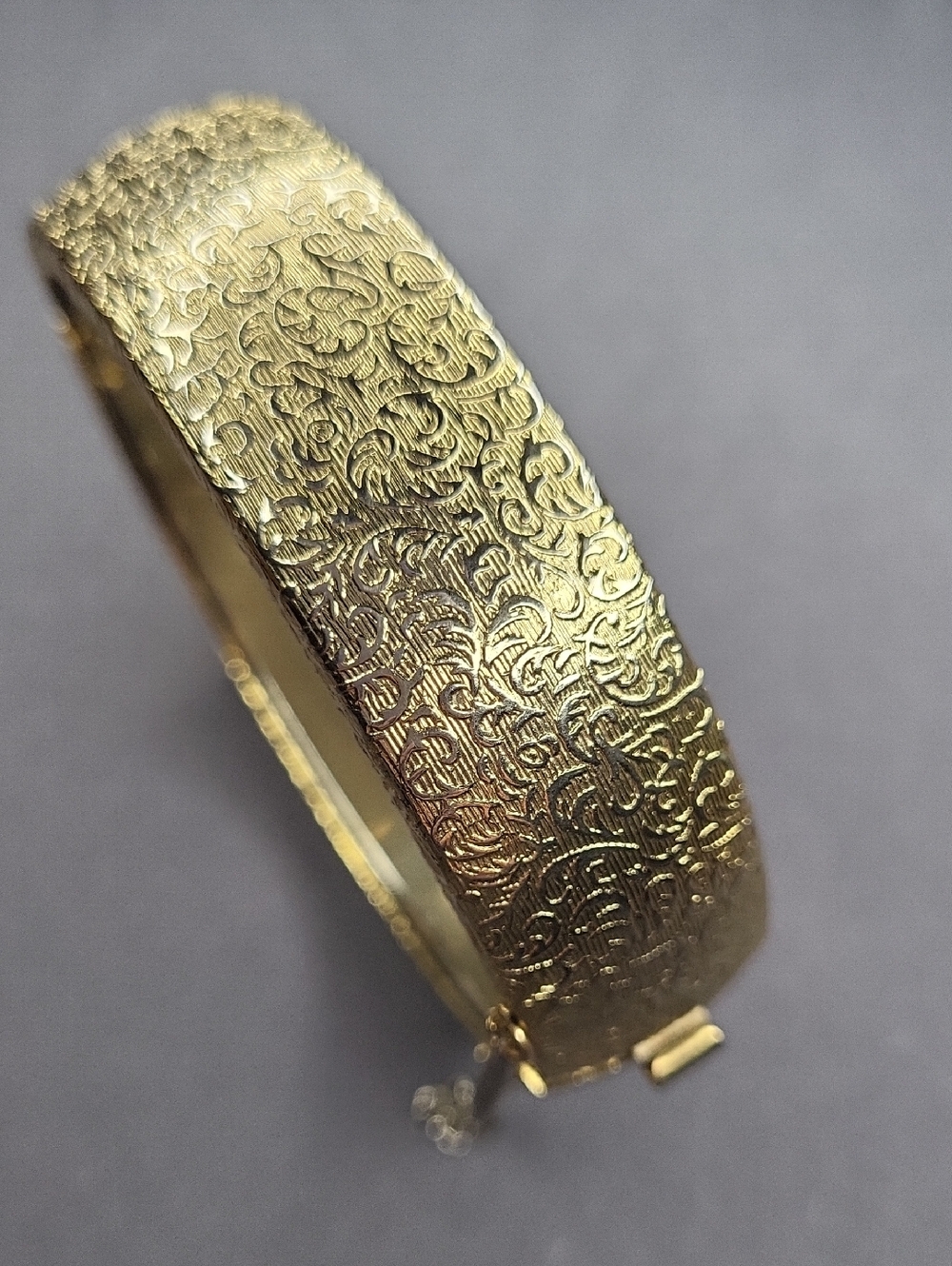 Gold-Tone Hinge Bracelet